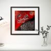 Surah Fatiha printable displayed in a modern living room