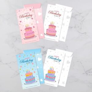 Elegant birthday gift envelope with floral design