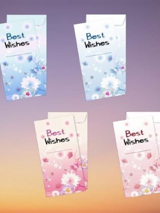 Best wishes envelops