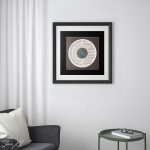 Surah Muzammil wall art with gold leaf calligraphy