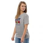 Heather gray organic t-shirt for Mother’s Day celebration