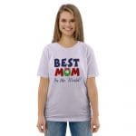 Lavender women’s tee for mom – 100% cotton gift idea