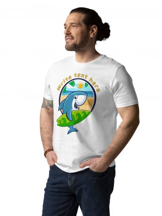 Holiday t-shirt in white color