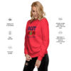 Sweatshirt for mom in red color