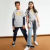 Grey personalized kids t-shirt