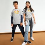 Grey personalized kids t-shirt