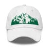 Lightweight breathable hiking hat for outdoor adventures in white color