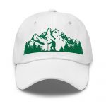 Lightweight breathable hiking hat for outdoor adventures in white color