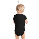 baby short sleeve bodysuit back in black