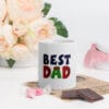 White ceramic mug gift idea for dads