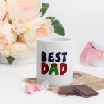 White ceramic mug gift idea for dads