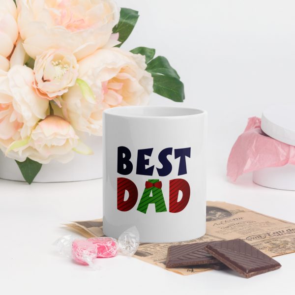 White ceramic mug gift idea for dads