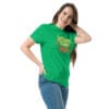 Soft green t-shirt for gardening and outdoor work