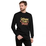 Black Gardening Sweatshirt for Plant Lovers – Unisex Fit