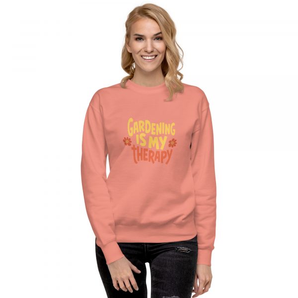Pink Gardening Sweatshirt – Stylish Outdoor Apparel