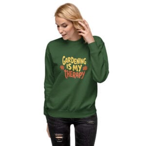 Green Gardening Sweatshirt for Nature Enthusiasts – Casual Unisex Style