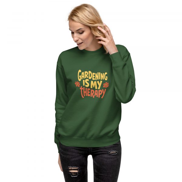 Green Gardening Sweatshirt for Nature Enthusiasts – Casual Unisex Style