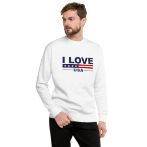 I Love USA T-Shirt | Patriotic American Flag Tee for Proud Citizens