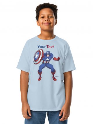 Captain America T-Shirt | Bold Superhero Graphic Tee for Marvel Fans