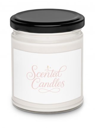Scented Candles Pink Script | Romantic Candle Lover