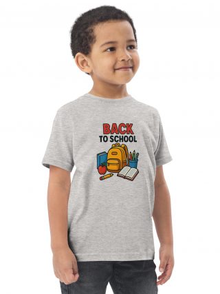 Back to School Toddler Jersey T-Shirt | Soft Cotton Kids Tee