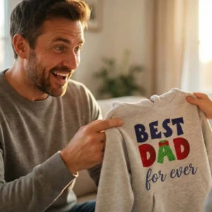 Best Dad Colorful Hoodie | Cozy Father’s Day Gift from Kids & Family